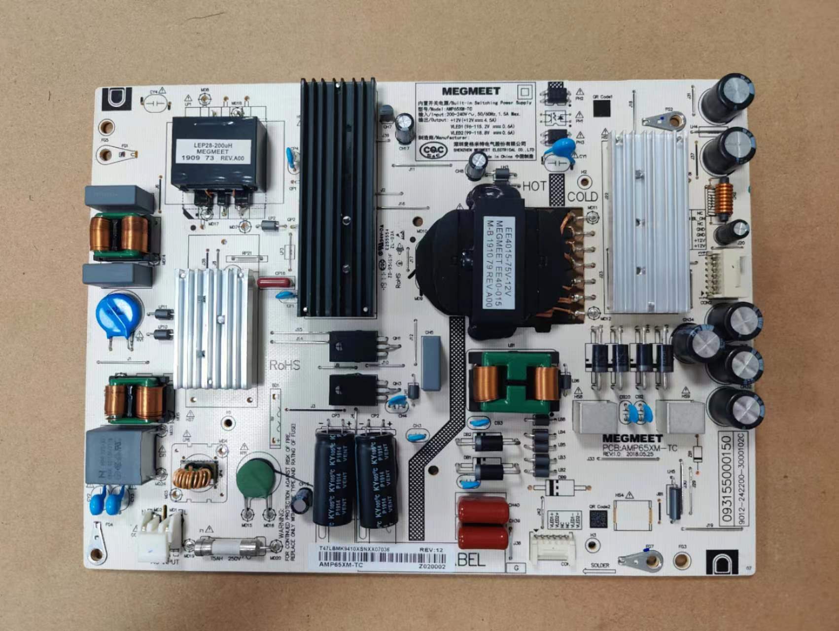 原装小米 L65M5-5A L65M5-5S电视电源板AMP65XM-TC 093155000150