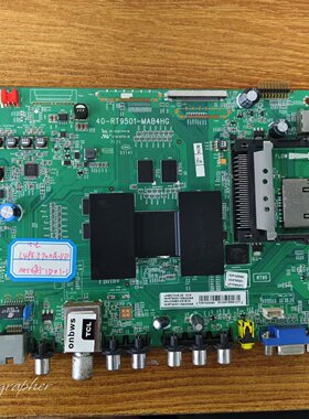 原装 TCL L49E5700A-UD主板40-RT9501-MAB4HG屏MT4851D01-1实物图