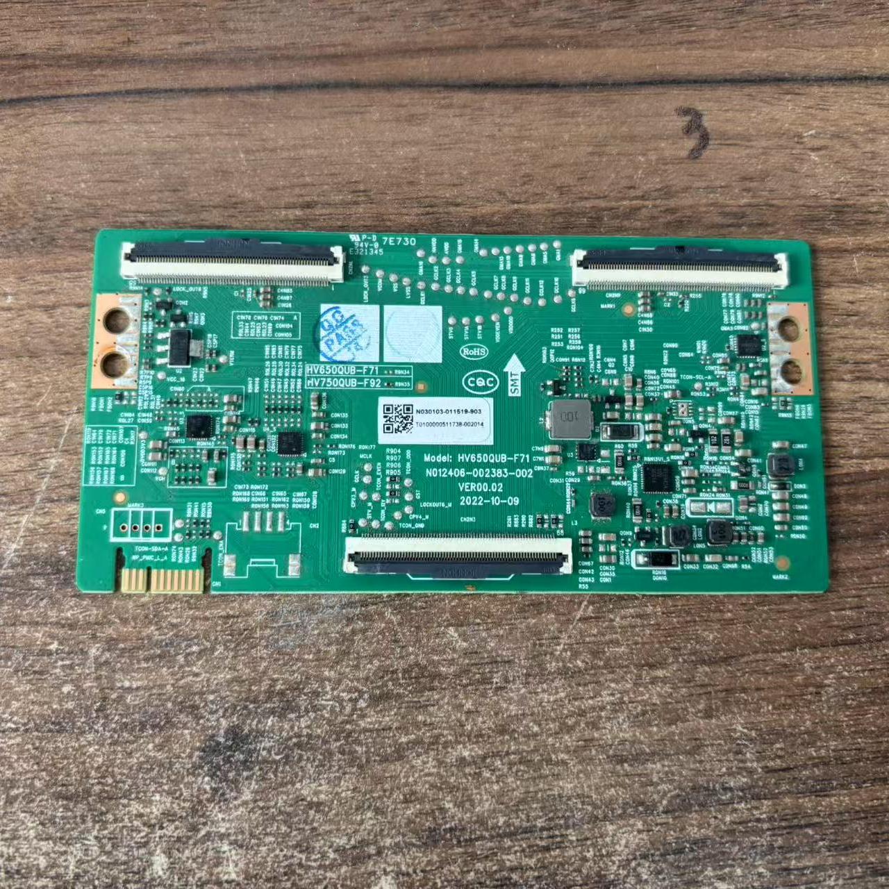 创维65A28D 75A23逻辑板N012406-002383-002 HV650QUB-F71