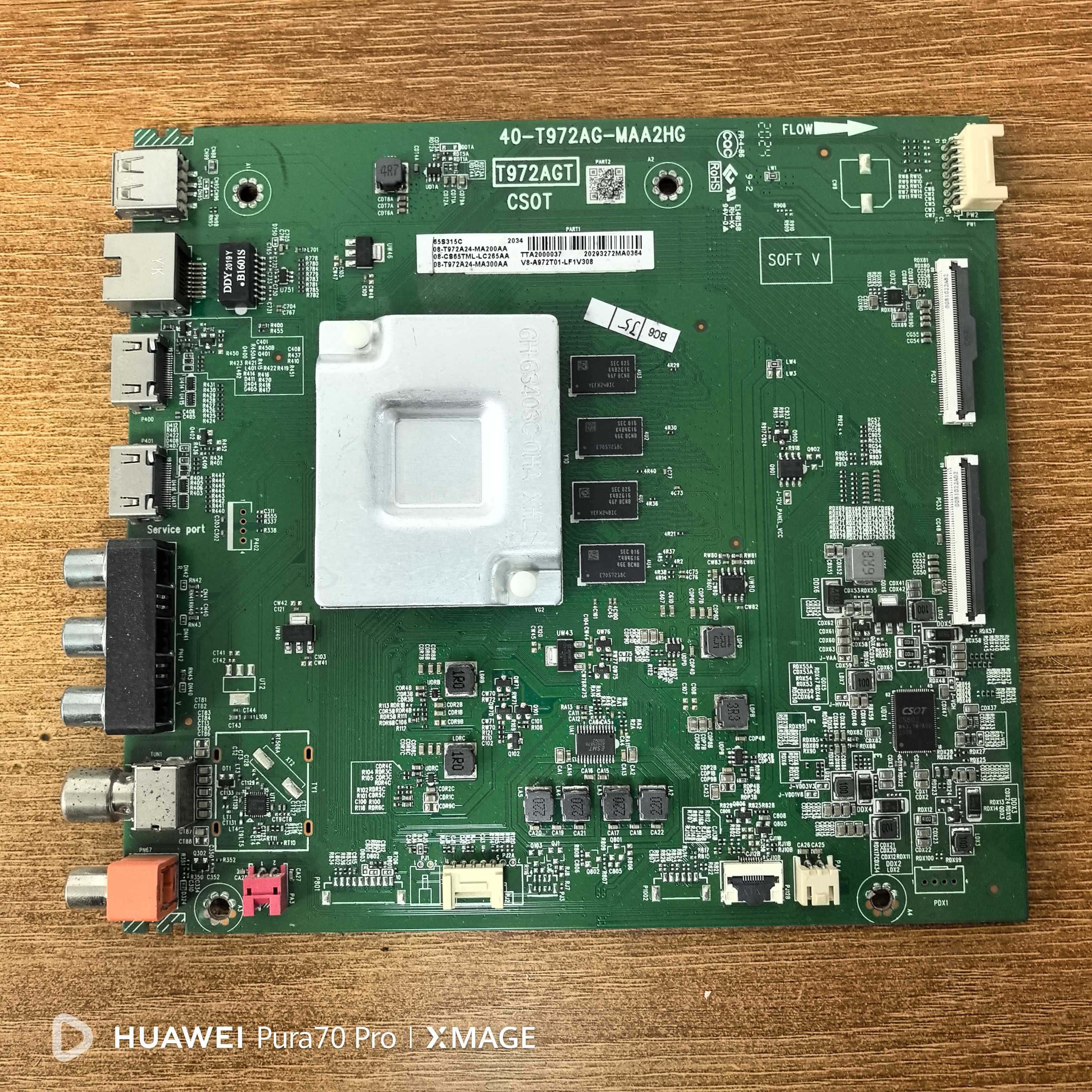 原装雷鸟 65S315C液晶电视主板40-T972AG-MAA2HG屏LVU650NDEL现货