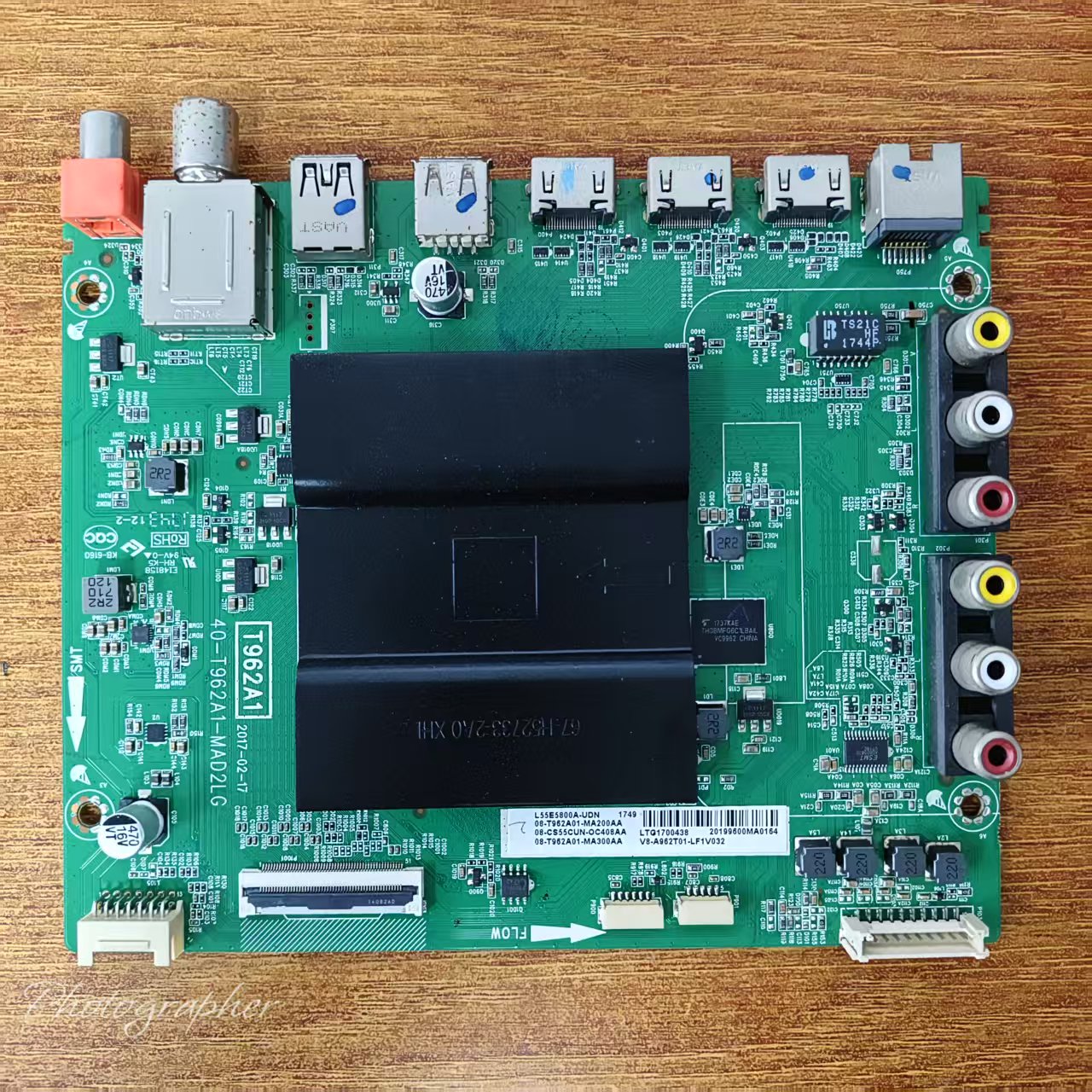 原装TCL L55E5800A-UDN主板40-T962A1-MAD2LG屏LVU550NDEL CD9W08