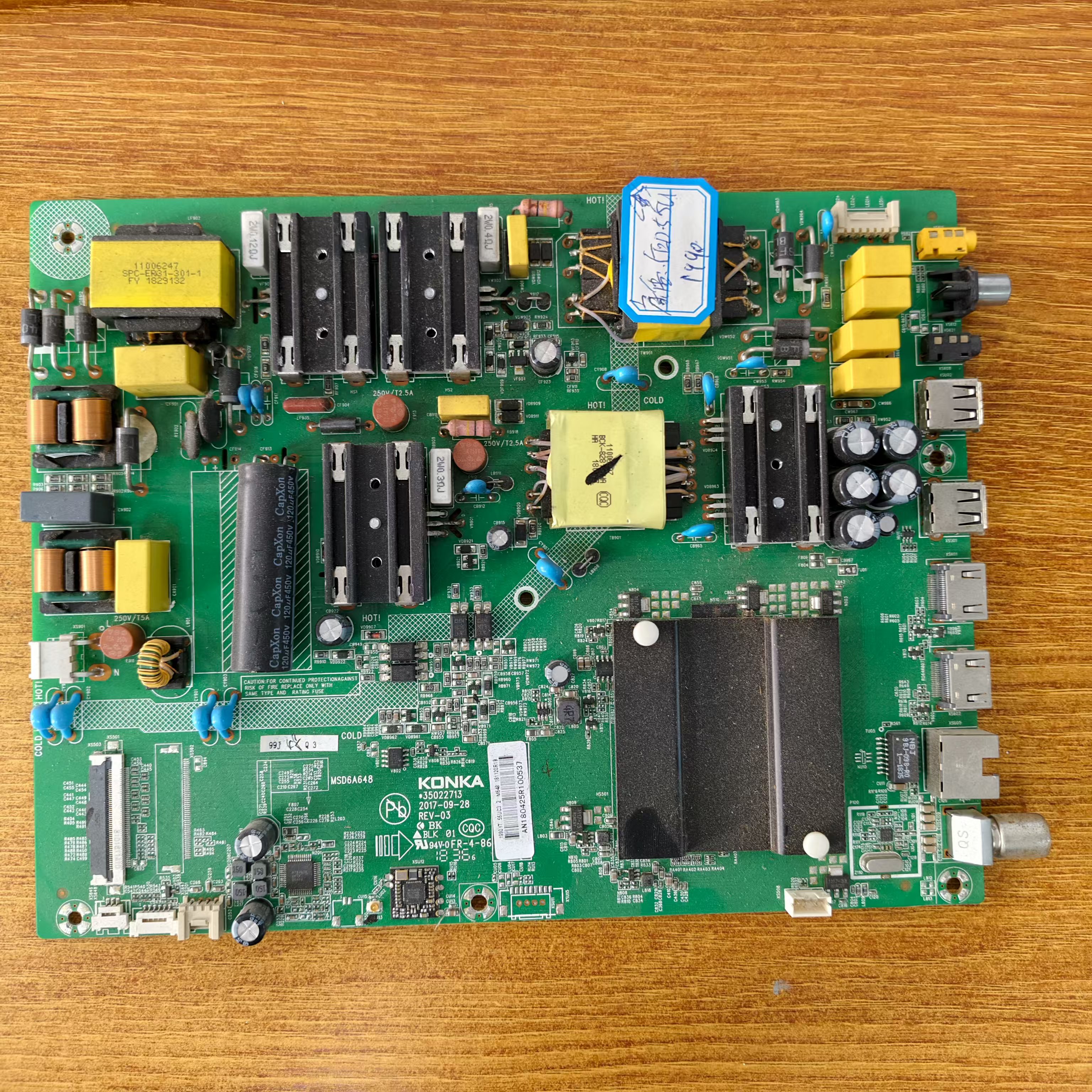 原装康佳LED55UC3电视主板