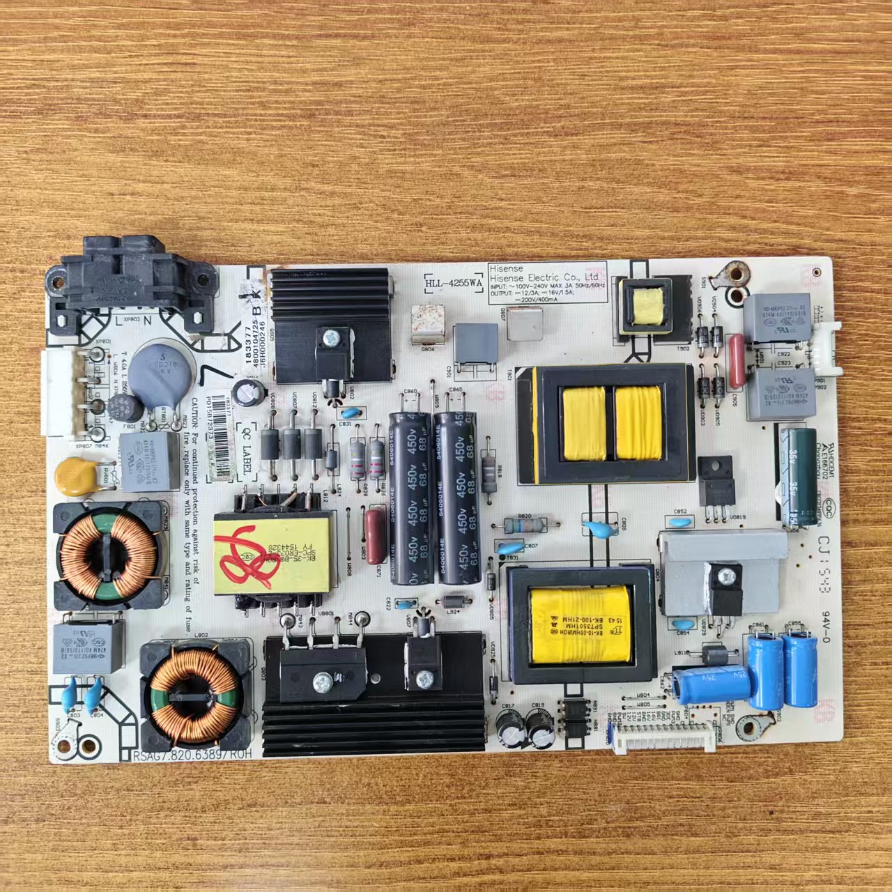 海信LED48EC520UA电源板