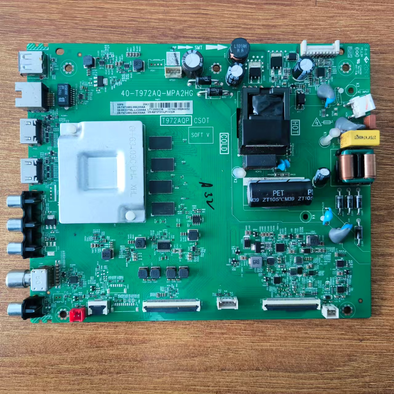 原装TCL55F8电视主板