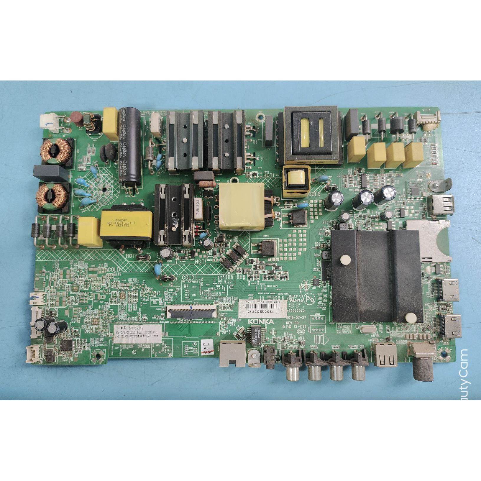 康佳B55U LED55K55US/5100 AK55 B50U主板35023573 35023887屏选