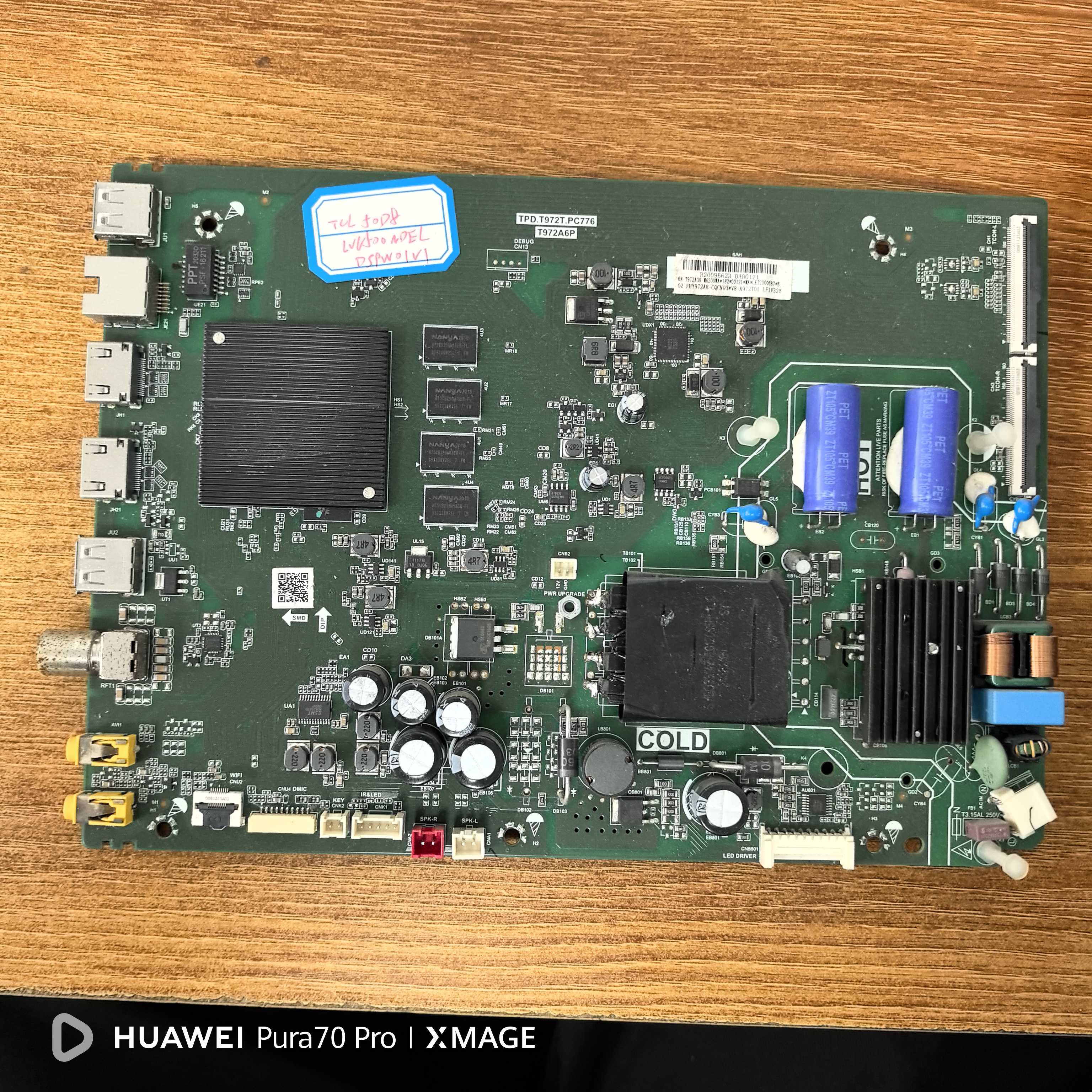 原装 TCL 50D8主板TPD.T972T.PC776 T972A6P屏LVU500NDEL实物拍摄