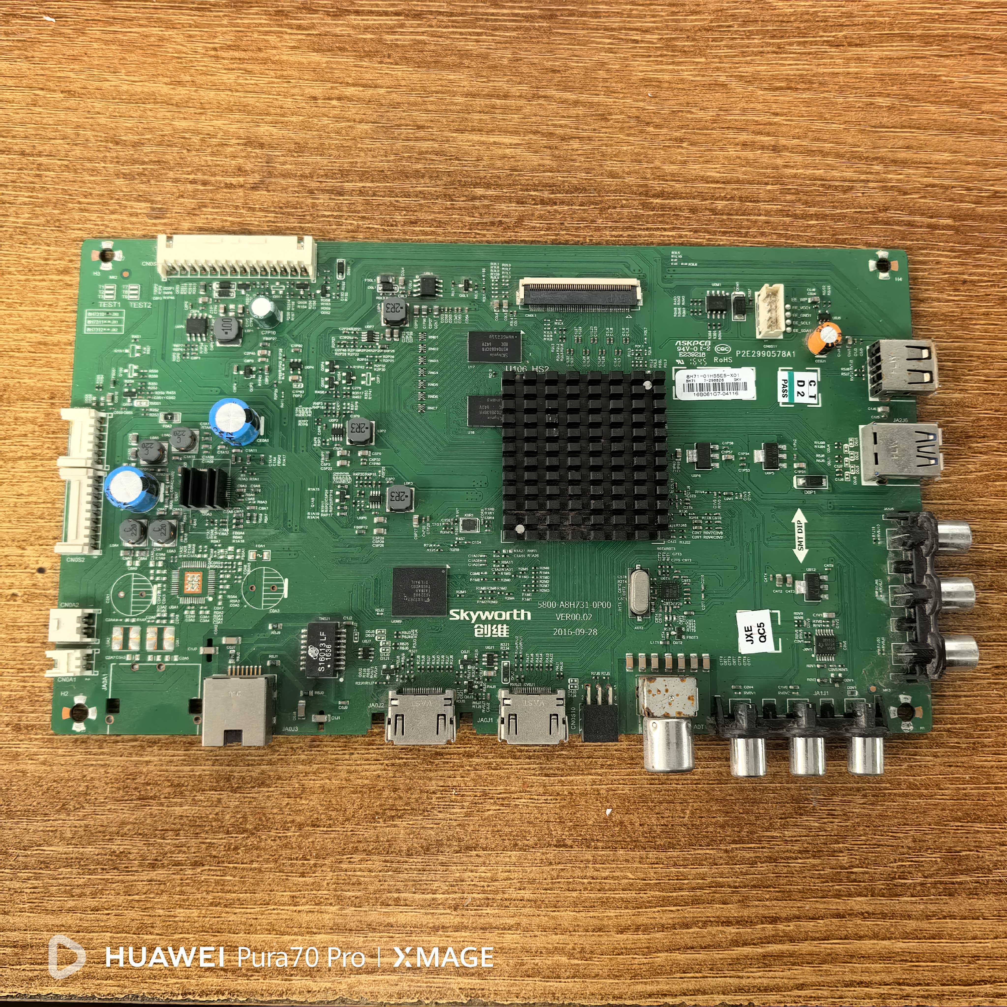 原装创维 55E5主板5800-A8H731-0P00配屏RDL550WY(CD0-070)电路板