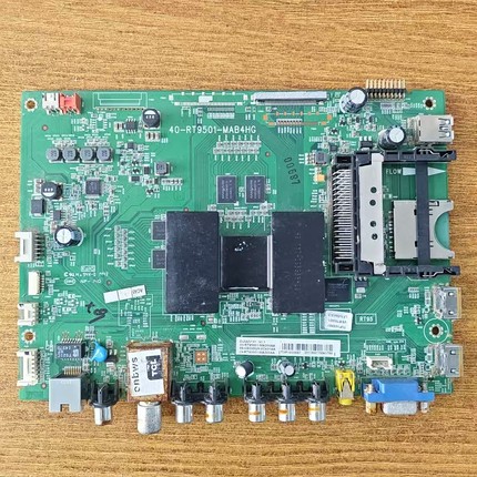 原装TCL D55A571U电视主板40-RT9501-MAB4HG配屏LVU550SE4L测试好