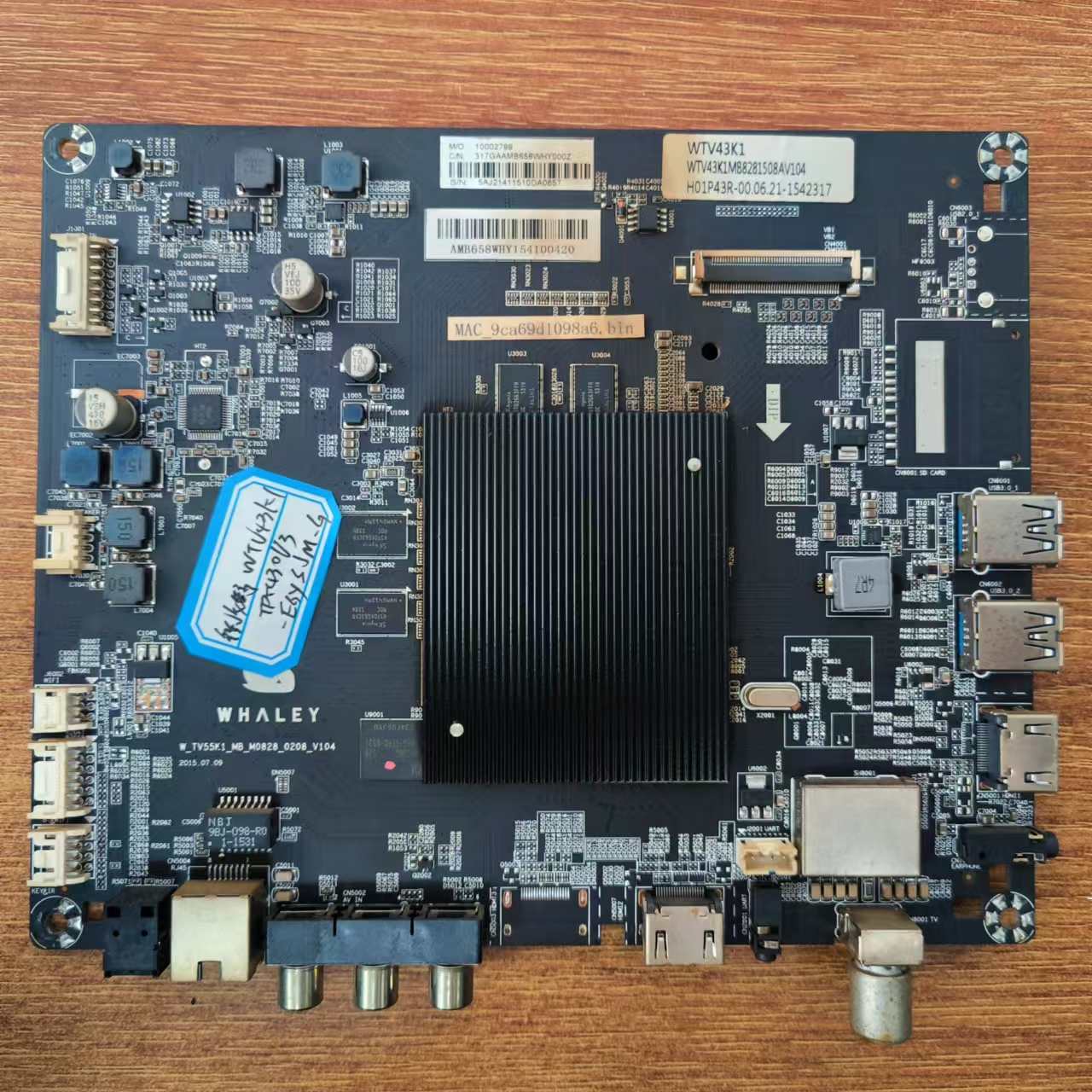 微鲸WTV43K1电视主板