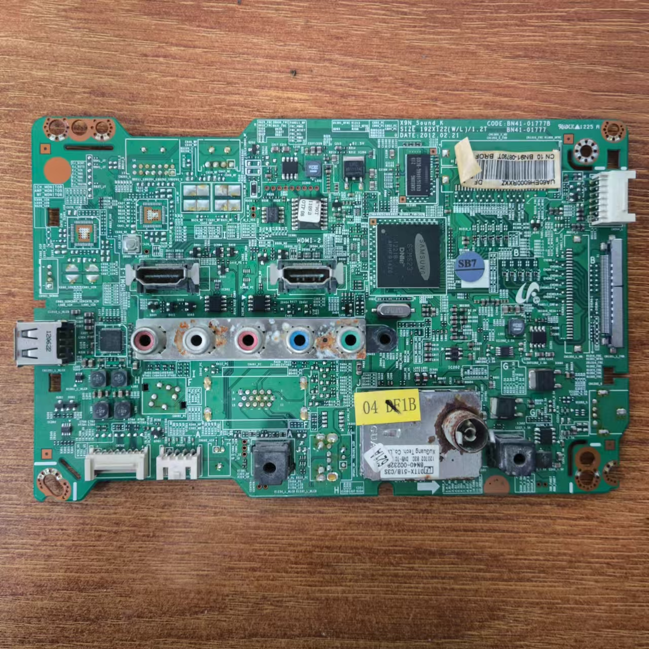 三星UA60EH6000R电视主板