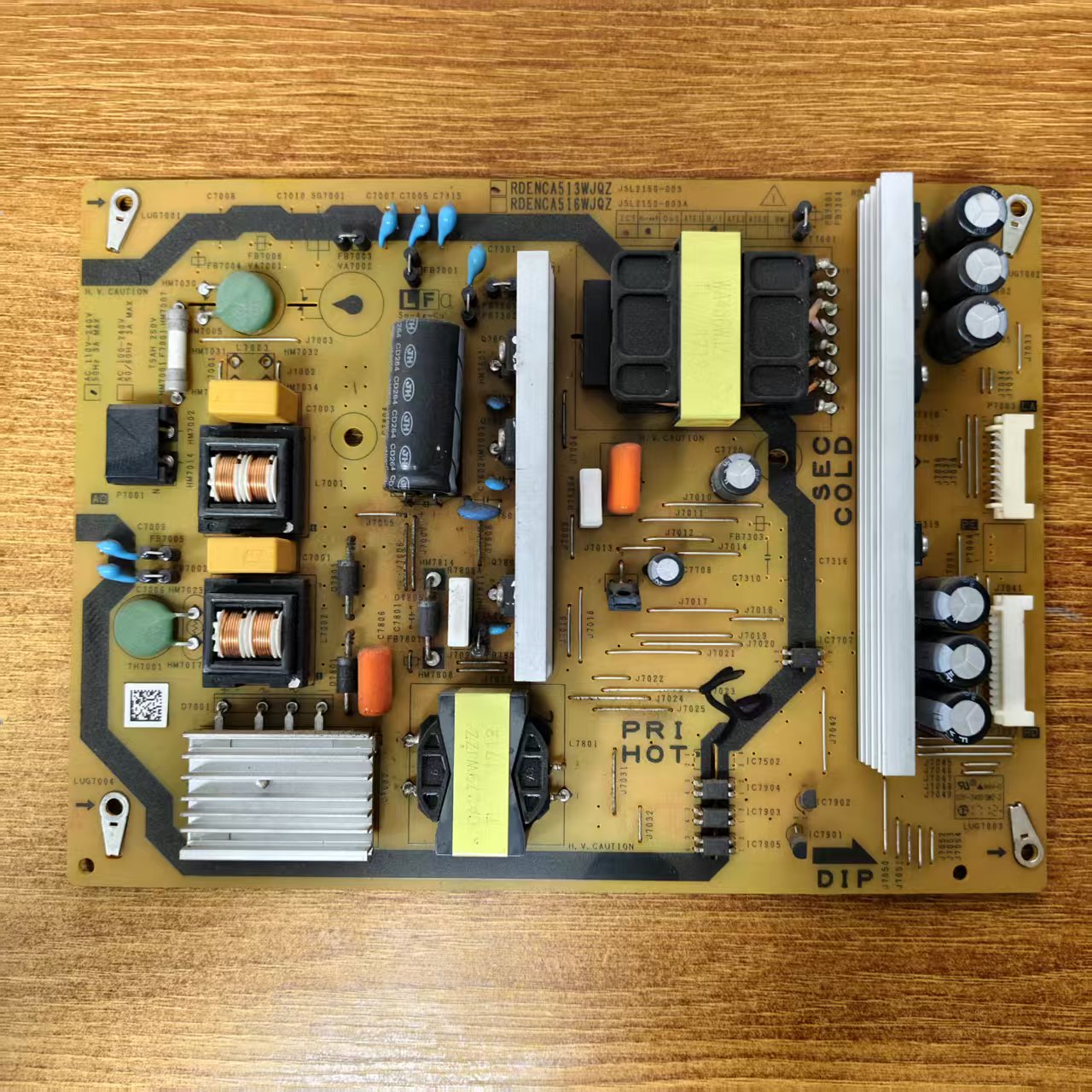 拆机 夏普LCD-50SU460A/50TX55A电源板RDENCA513WJQZ JSL2150-003