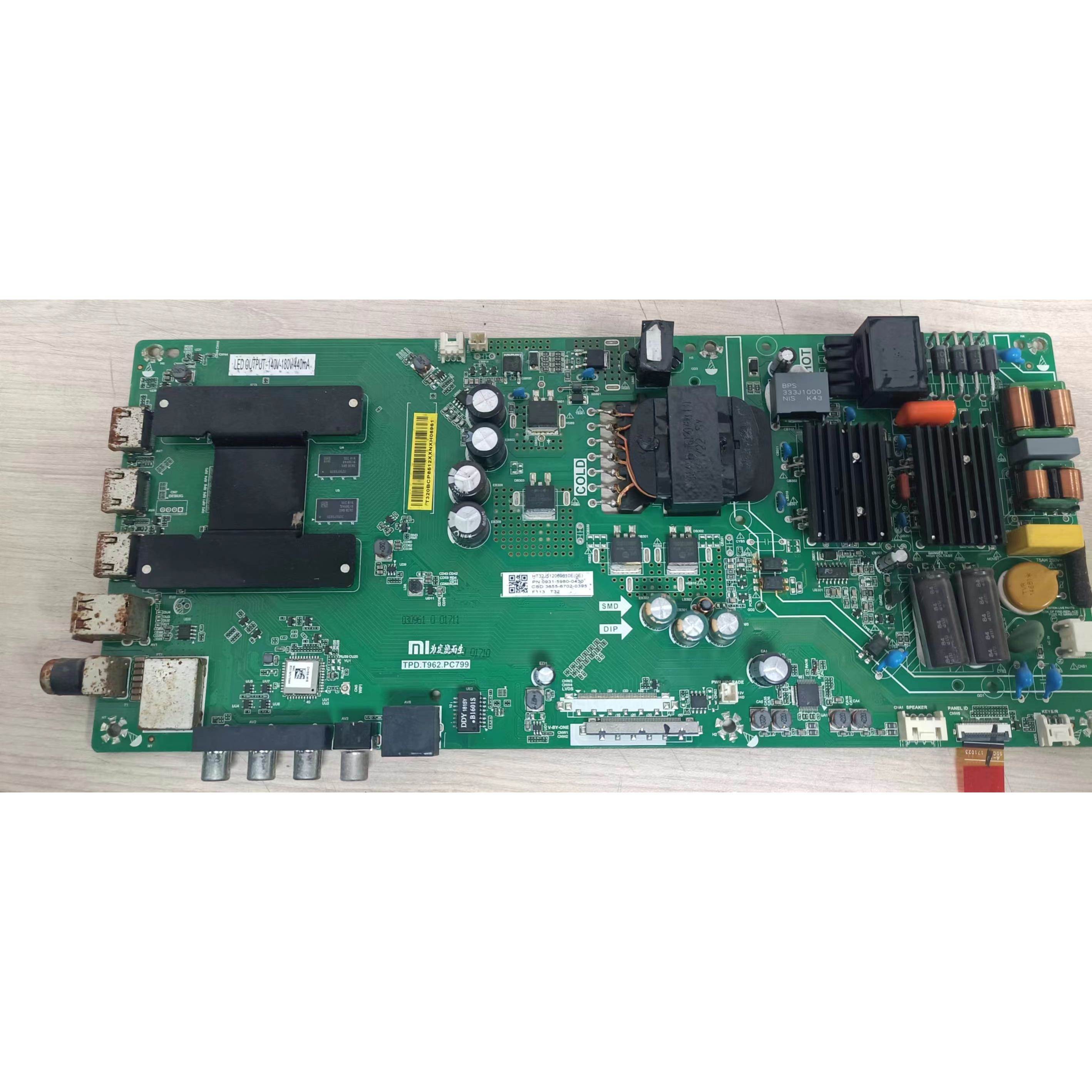 瑞小米L55M5-AQ/AD/L50M5-AD主板TPD.T962.PC799配屏