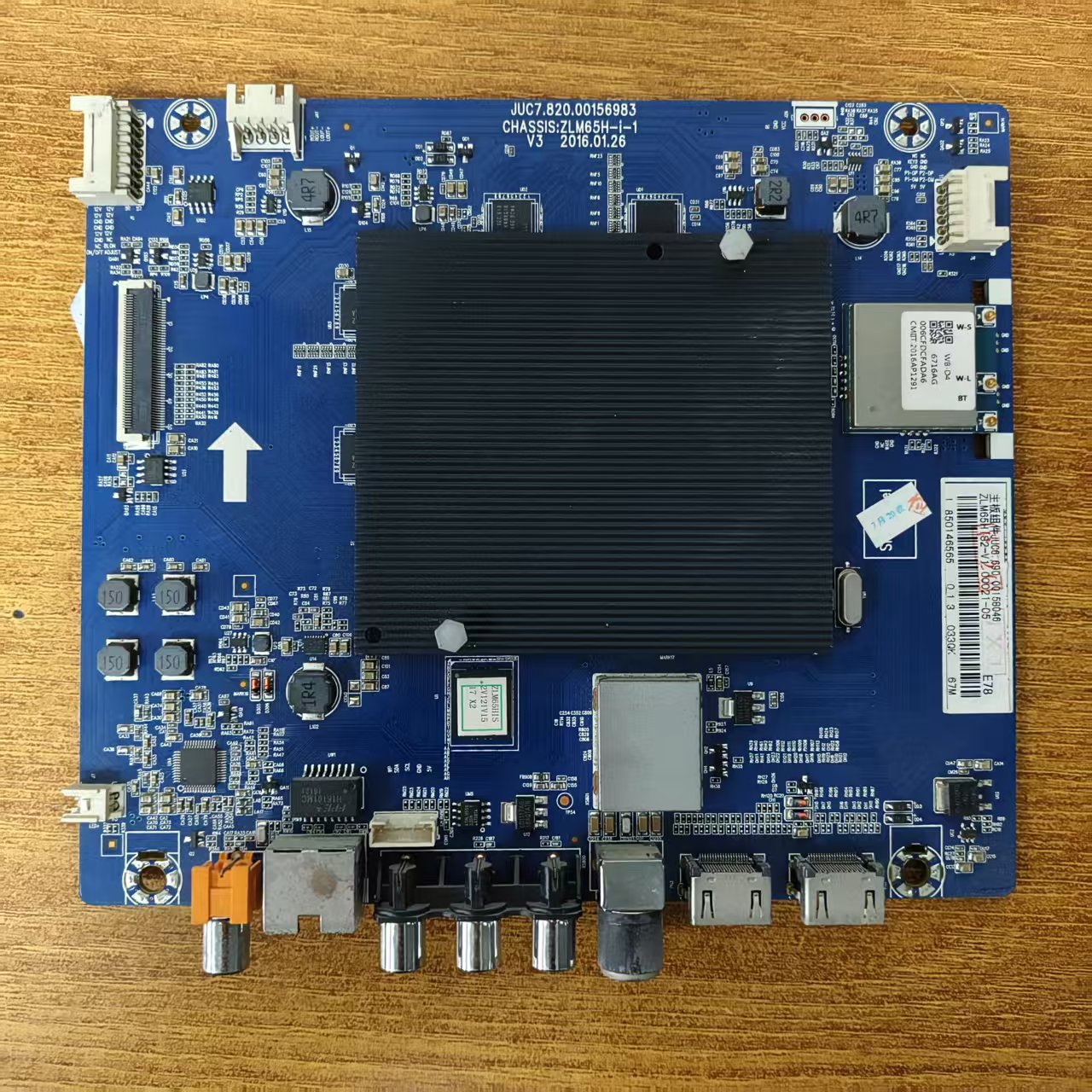 原装实拍长虹60Q3T电视主板JUC7.820.00156983屏C600U16-E2-L试好