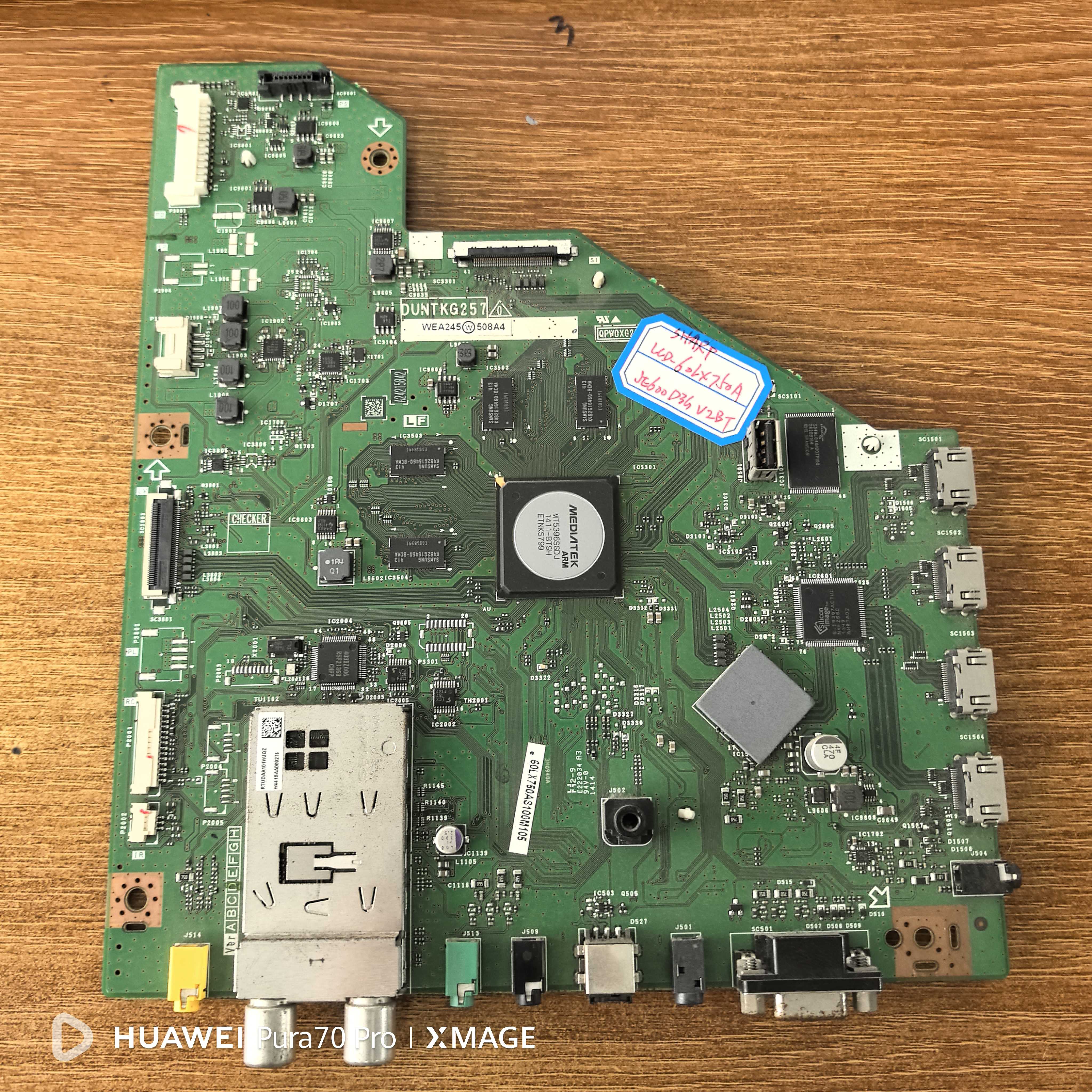 夏普 LCD-60LX750A主板DUNTKG257 QPWDXG257WJZZ屏JE600D3GV2BT好