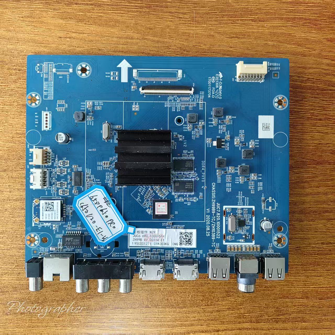 原装长虹65DP650 PRO主板JUC7.820.10001522屏C650U20-E1-H电路板