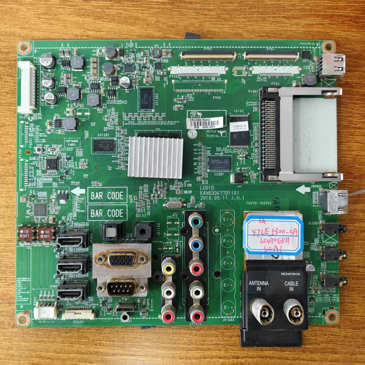 原装 测好 LG 47LE5300-CA液晶电视主板EAX63347701(0)屏LC470EUH