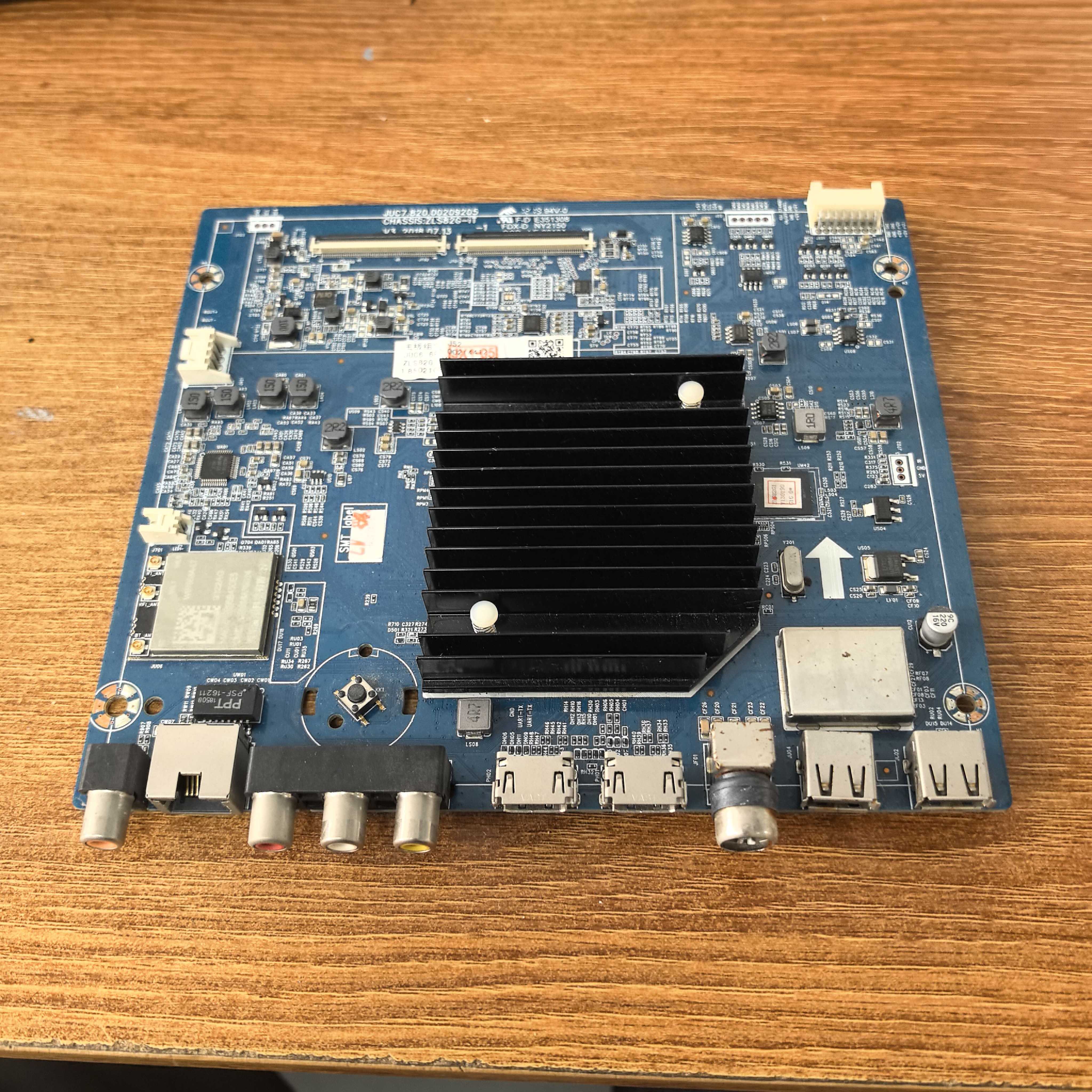 原装长虹50Q5T电视主板JUC7.820.00209205配屏C500U17-E5-A测试好