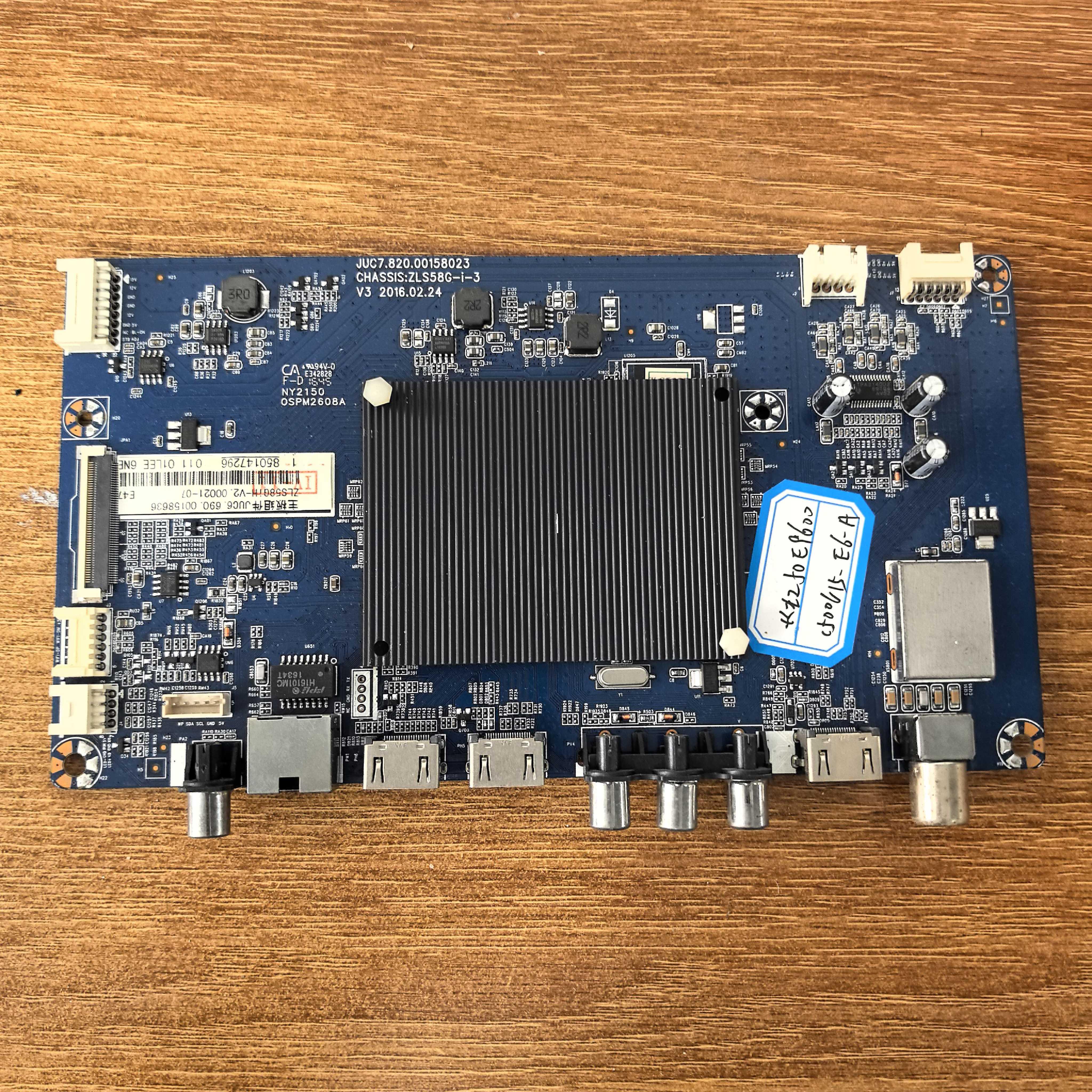 原装长虹50E9600电视主板JUC7.820.00158023屏C500U15-E6-A测试好