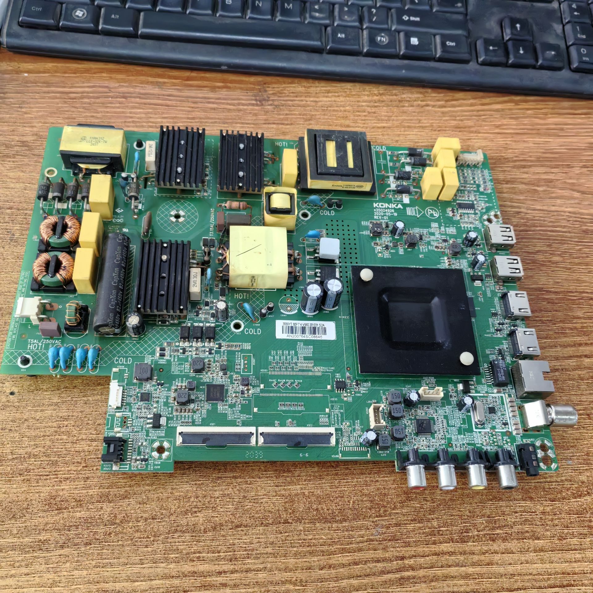 康佳65G3U主板35024926配屏3089