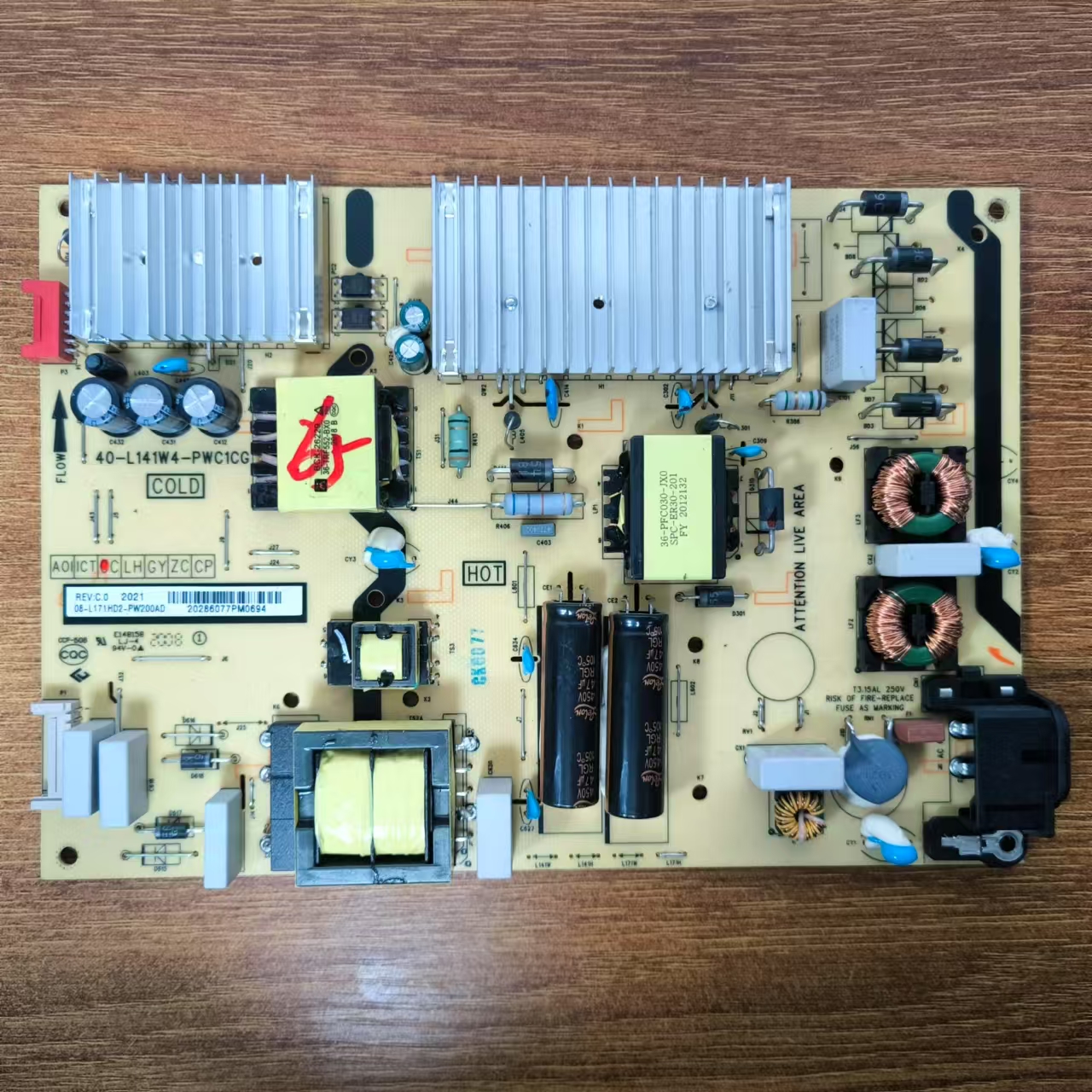 TCL65V665V2电视电源板