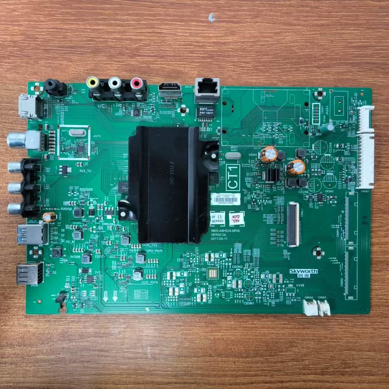 原装酷开50K5X电视主板5800-A8H520-0P00屏SDL500WY(QD0-209)实拍