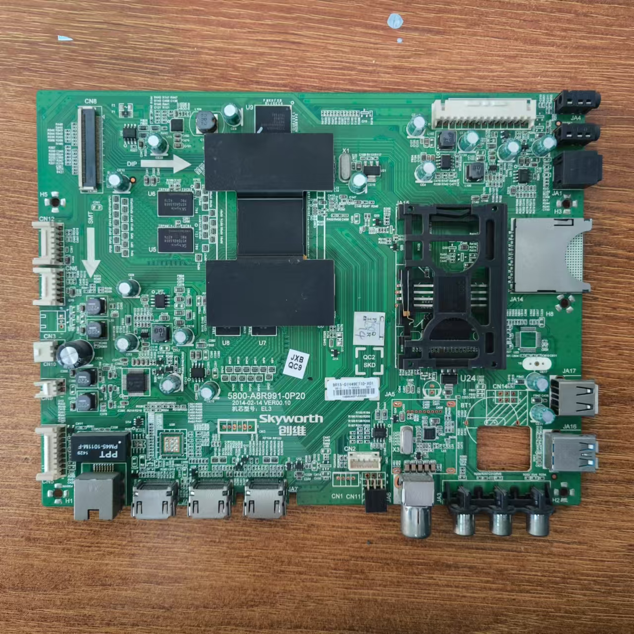 原装创维49E710U主板5800-A8R991-0P20屏REL490WY(LD0-000)实拍图