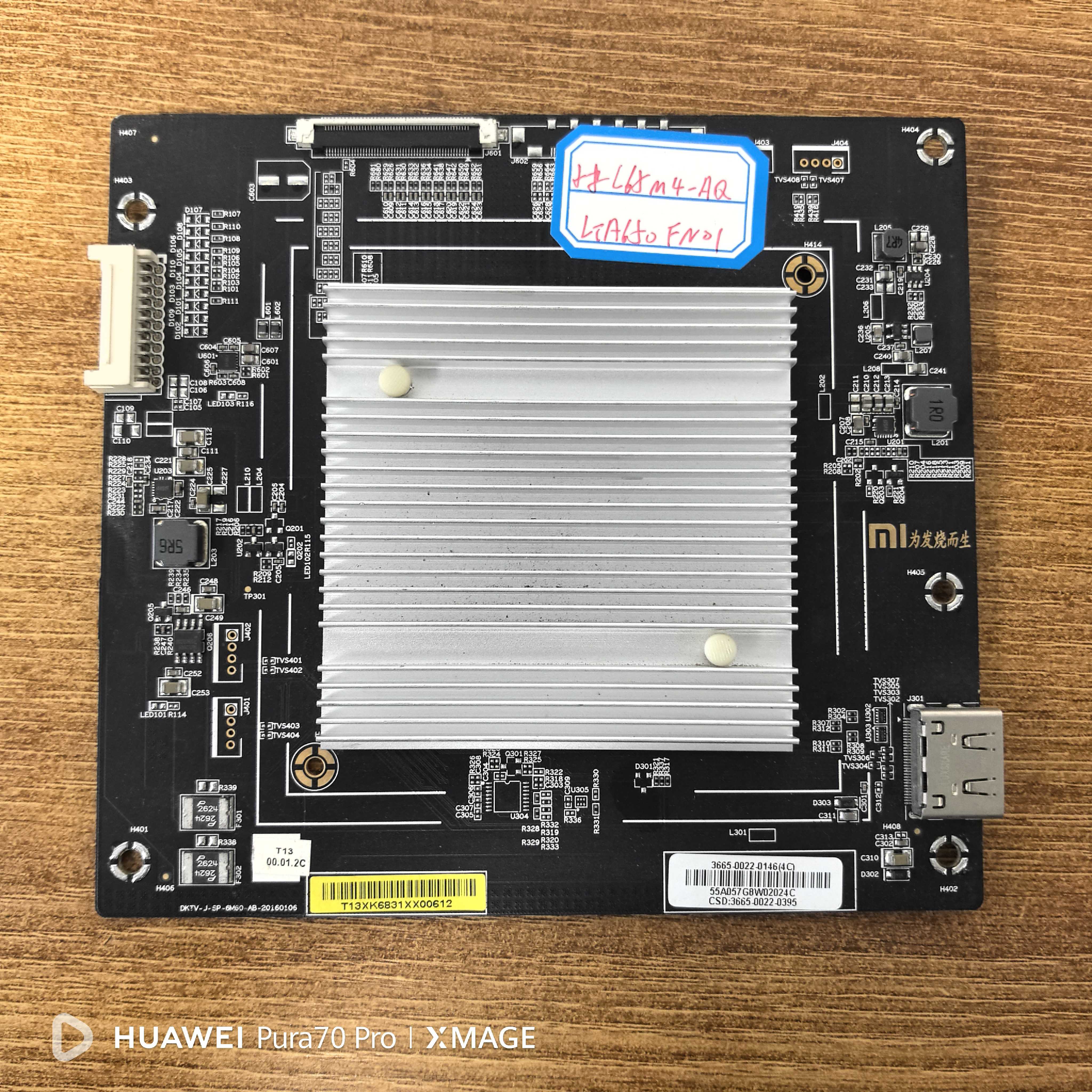小米L65M4-AQ主板DKTV-J-SP-6M60-AB-20160106屏LTA650FN01电路板