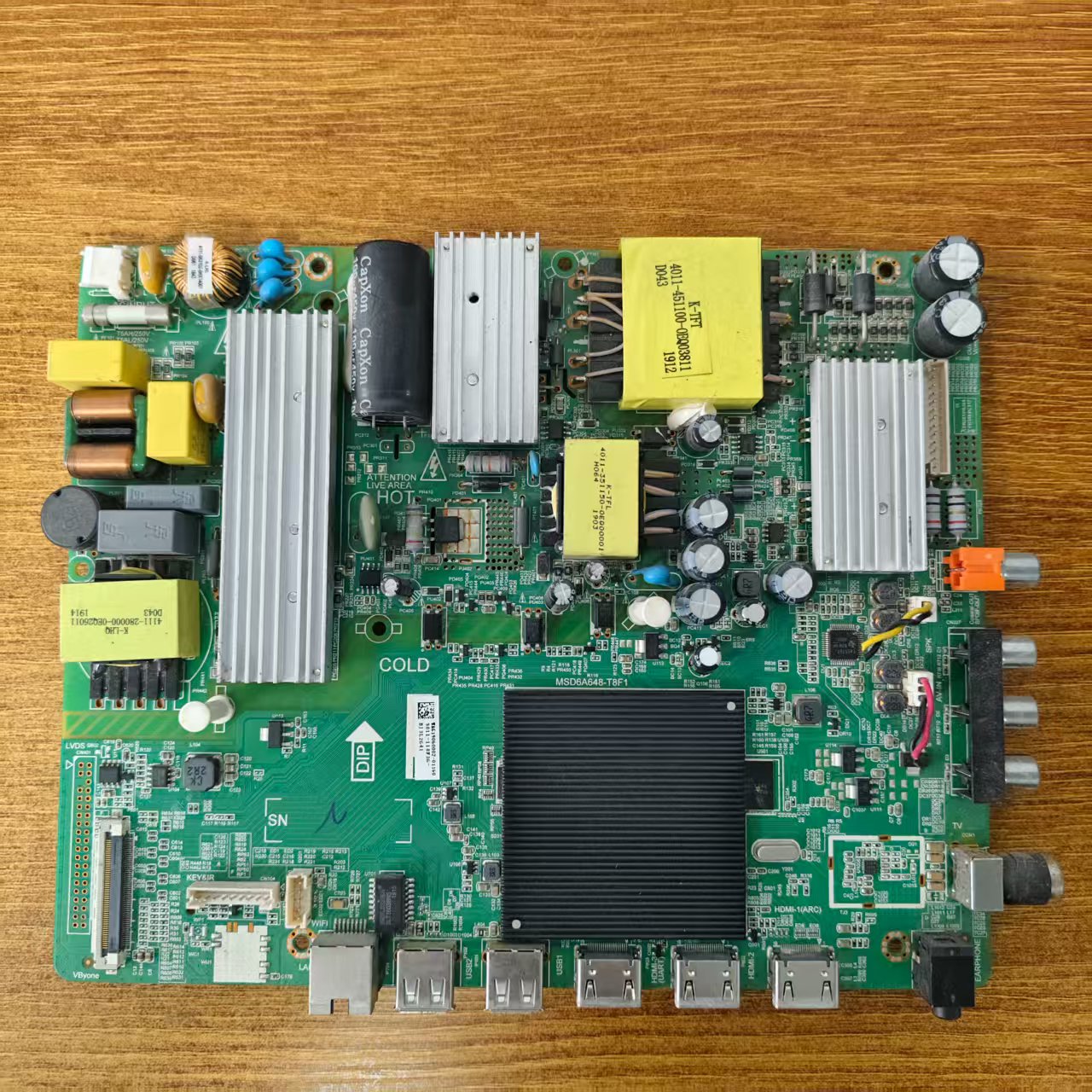 飞利浦55PUF6023/T3电视主板