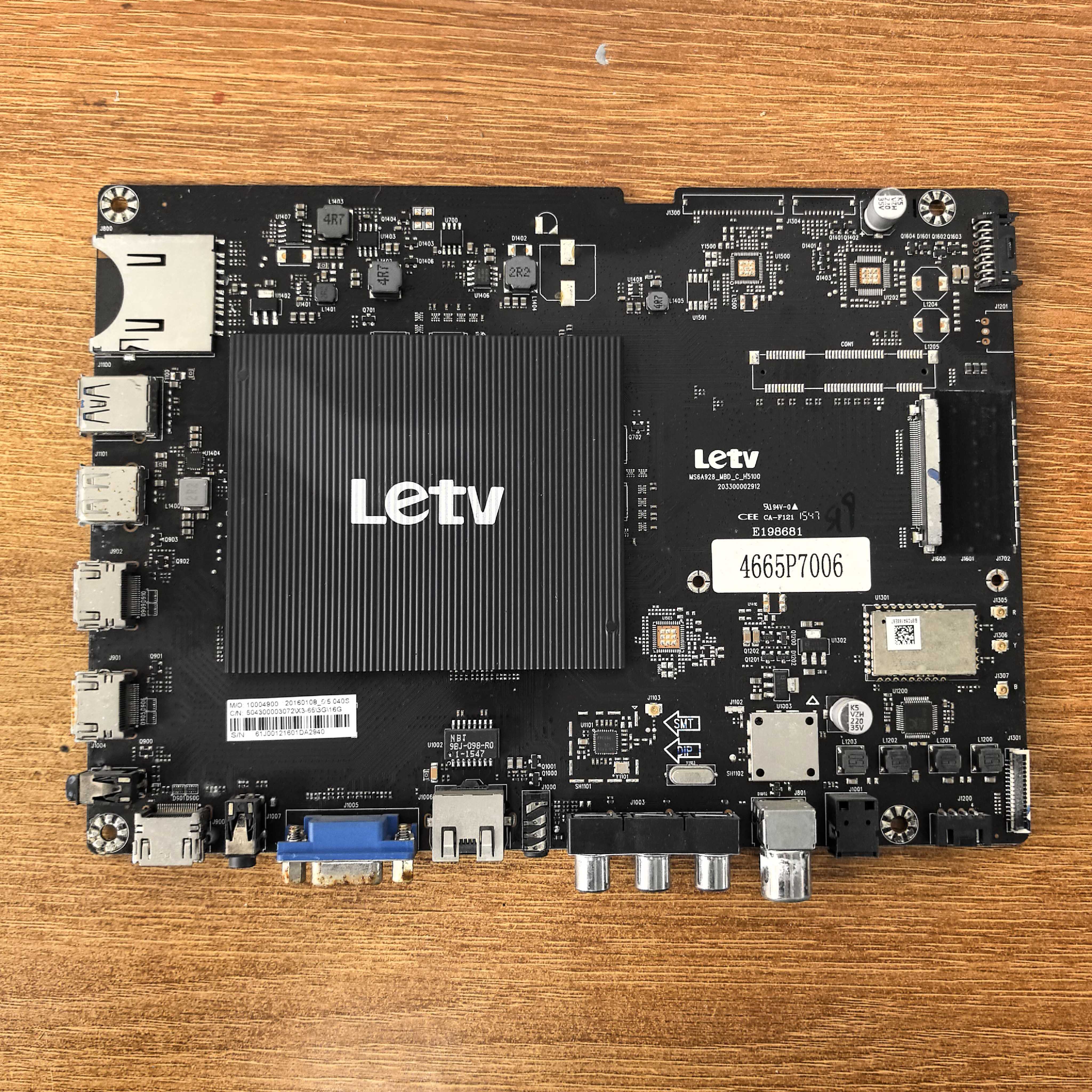 原装乐视L653AN主板MS6A928_MBD_C_H5100配屏V650DJ4-QS5测试好发