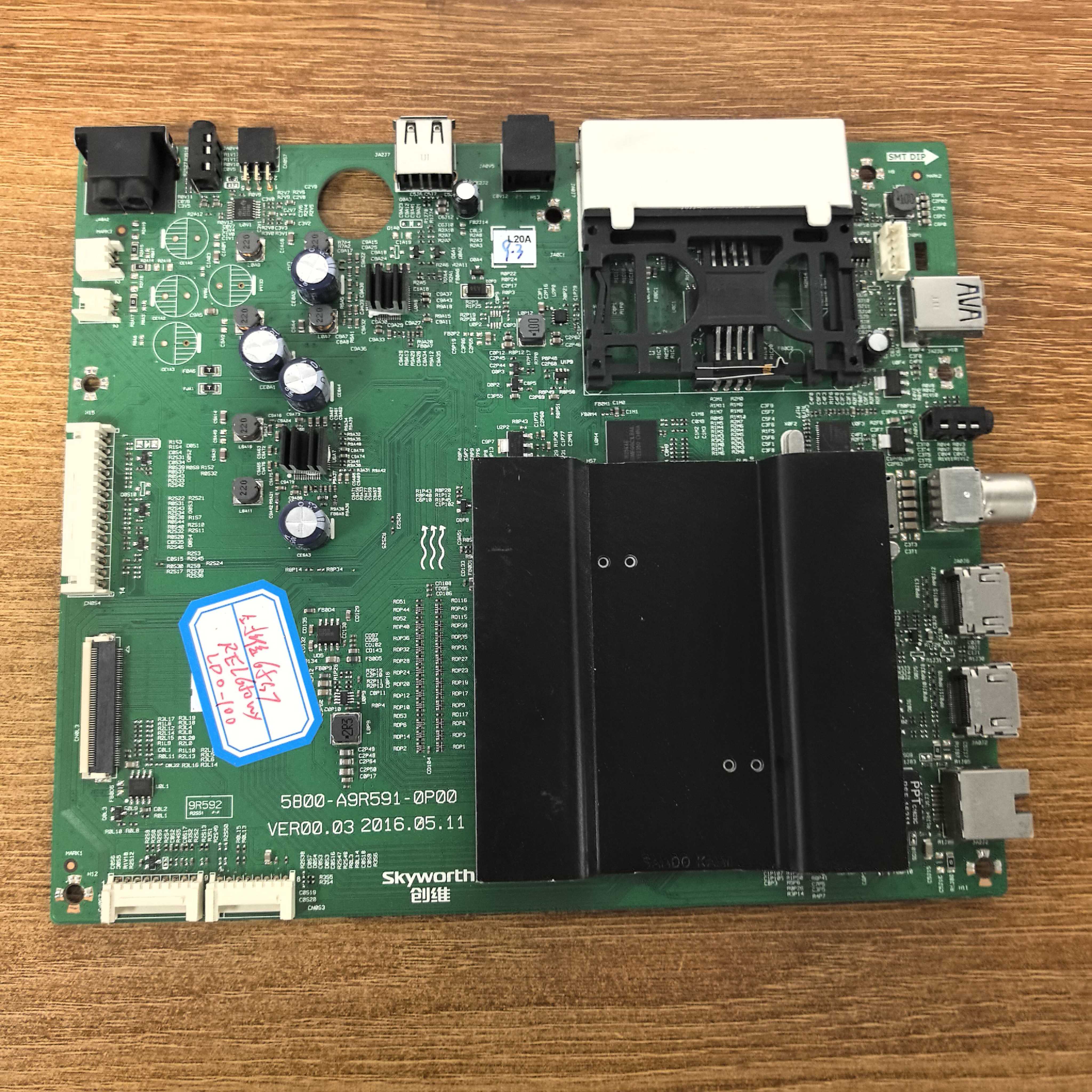 原装创维 65G7电视主板5800-A9R591-0P00屏REL650WY(LD0-100)实拍