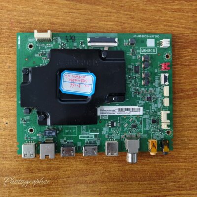 原装现货 TCL 50C66电视主板40-M848C8-MAC2HG屏LVU500NEBL实物图