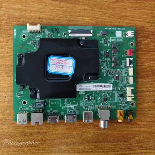 原装现货 TCL 50C66电视主板40-M848C8-MAC2HG屏LVU500NEBL实物图
