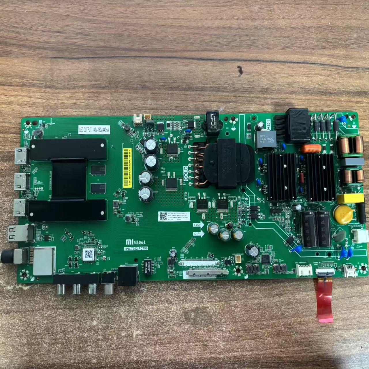 测试好 原装小米L55M5-AQ 主板TPD.T962.PC799 配屏MI55TV-SDC