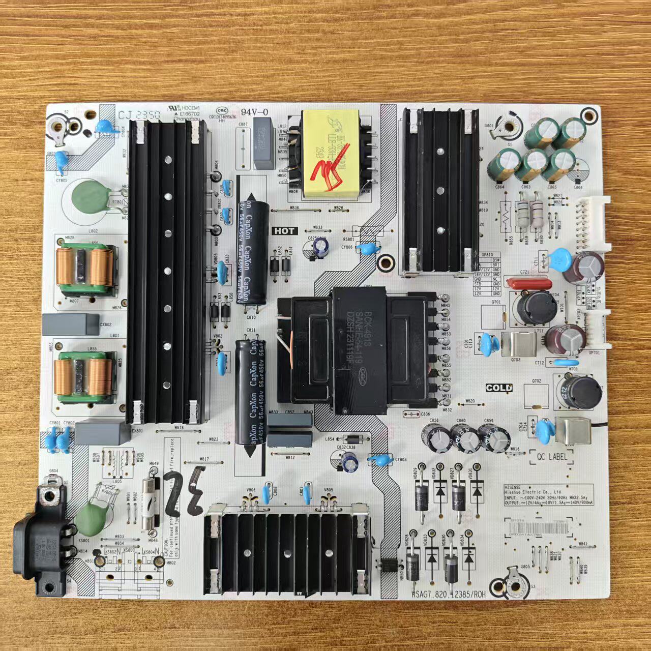 海信75E3F75D3K75V1K-M电源板