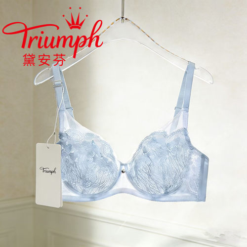 Triumph/黛安芬大胸显小法式内衣调整型文胸聚拢防下垂薄款软钢圈