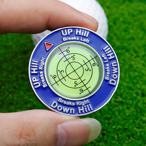 高尔夫mark水平仪马克球位标果岭坡度测量golf球位标记