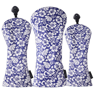 高尔夫杆头套迷彩 球套1/3/5号木杆铁木杆套 球杆帽套保护套用品