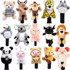 Shangbian Driver Wood Animal Golf Club Cover Driver Cap Cover Wood Club Cover Cartoon Driver Club Head Cover