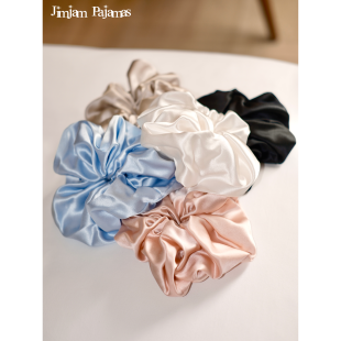 Jimjam Pajamas 'Basics' 春夏新款 30姆米重磅真丝大肠发圈礼物