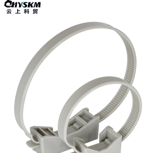 空调管加厚固定锁式扎带保温管线缆管塑料尼龙捆绑约束卡扣