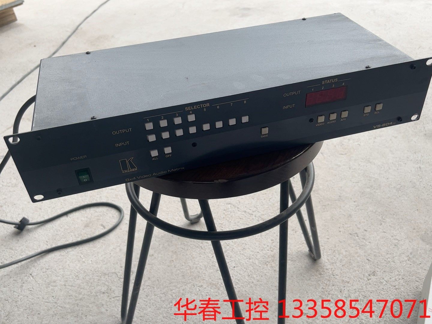 议价 克莱默 kramer vs-804 矩阵切换器 通电成色如图