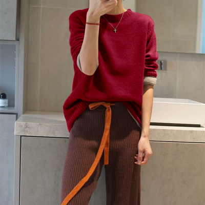 金家风尚高端100%纯山羊绒衫