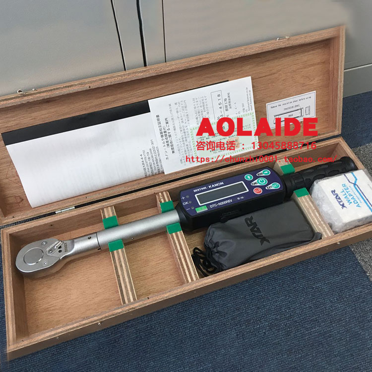 原装日本kanon中村数显扭力扳手DTC-N200REV 扭力范围20~200N.m