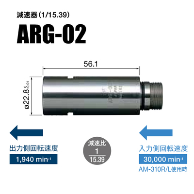 原装日本nakanishi中西 NSK主轴 ARG-02马达减速器 1/15.39减速比
