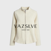 隐形拉链加厚羊羔绒立领瑜伽外套8866 捡漏 VAZSLVE 全新奢品