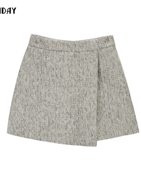 highday轩日2024冬季新款复古半身裙女商场同款气质a版法式短裙裤