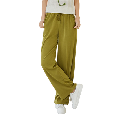 轩日高腰休闲长裤垂感休闲长裤