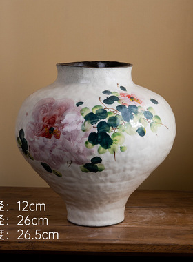 168,C084,C061景德镇新中式陶瓷花瓶插花轻奢高级水培插花灯笼瓶