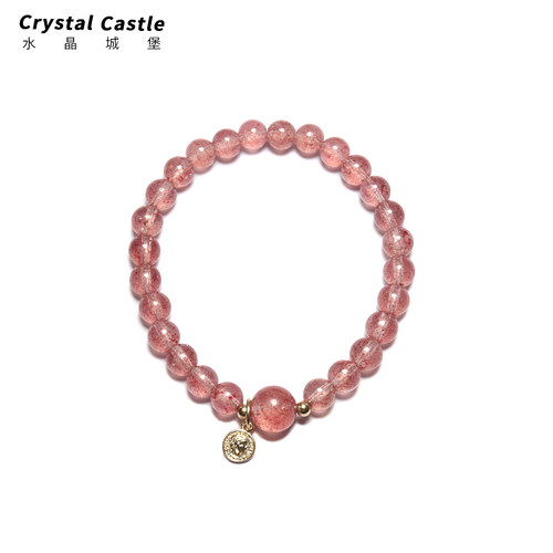 CrystalC草莓晶手链ins风礼物