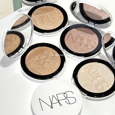 NARS纳斯新品高光粉饼爱神 粉霞 燃星 暖月 提亮修容立体光泽融肤